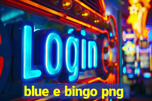 blue e bingo png